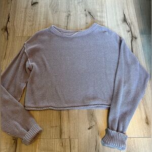 Free people inside out pullover sweater